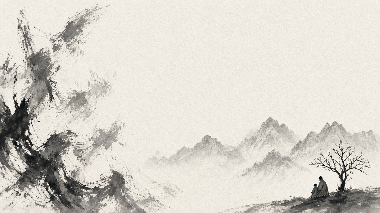 A few dry-brush mountains.