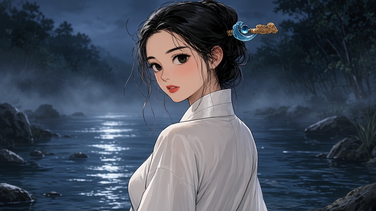 Adult Yuhwa, SMALL modest chest.