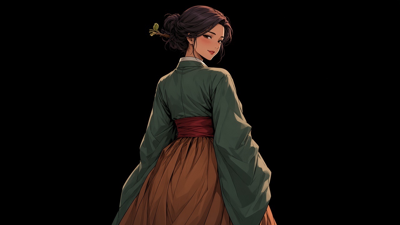 Adult Maehwa walking away, then glancing back.