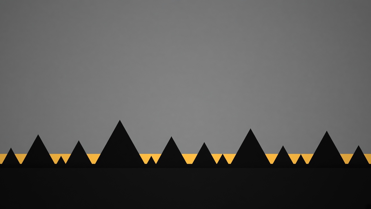 Fleet as triangular sails against horizon with golden accent - minimal iconic symbol of Tang naval power