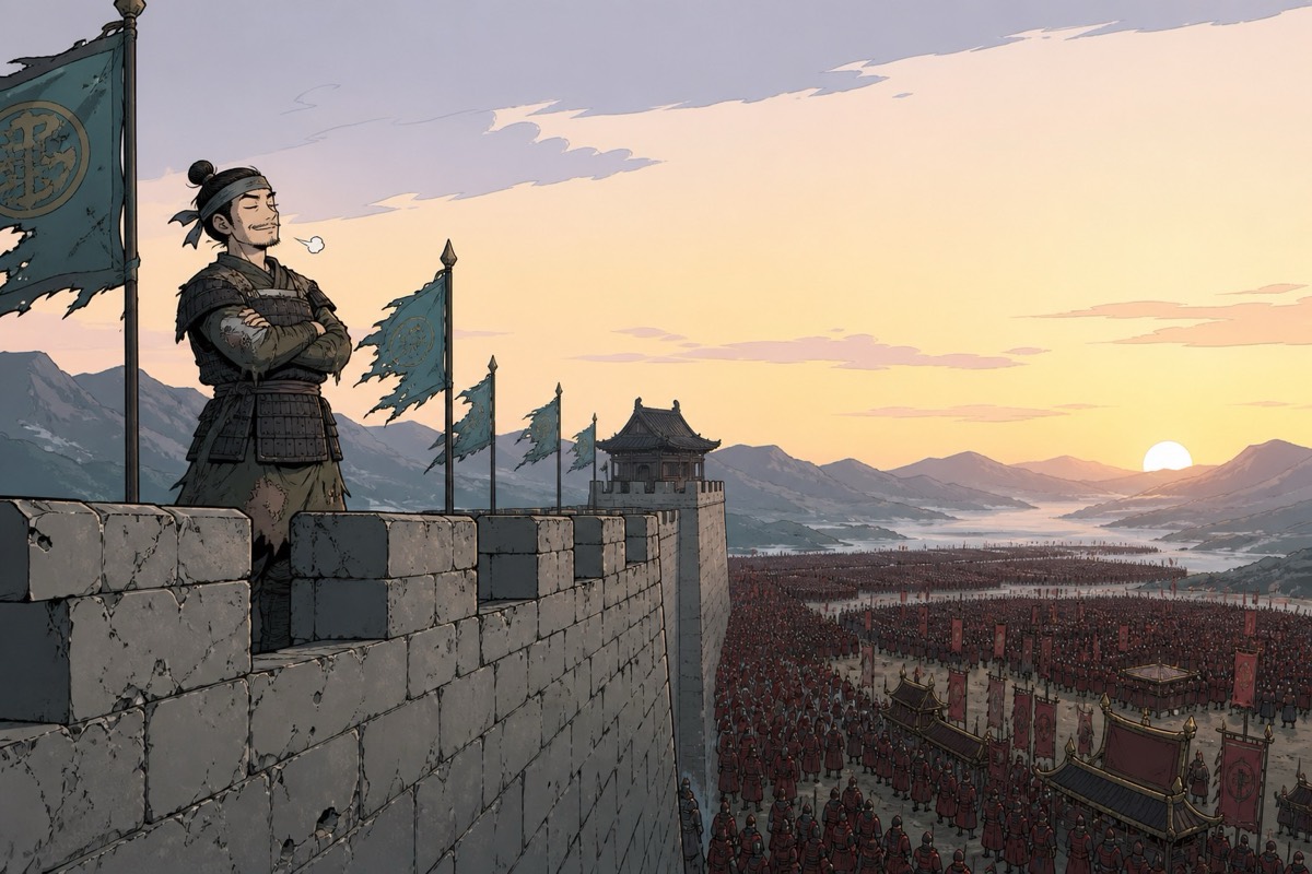 Tang siege engines pressed against Ansi's walls