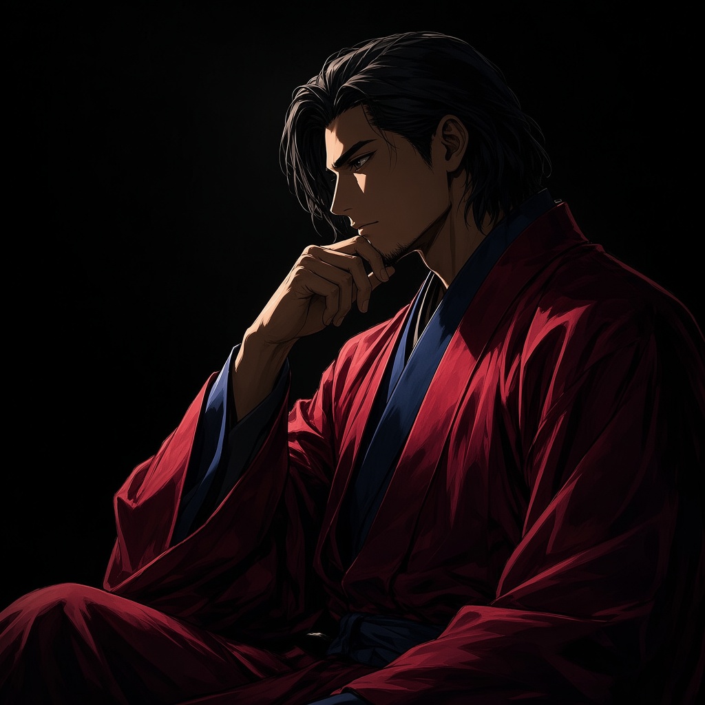 Kim Chunchu in contemplation - the strategist planning unification
