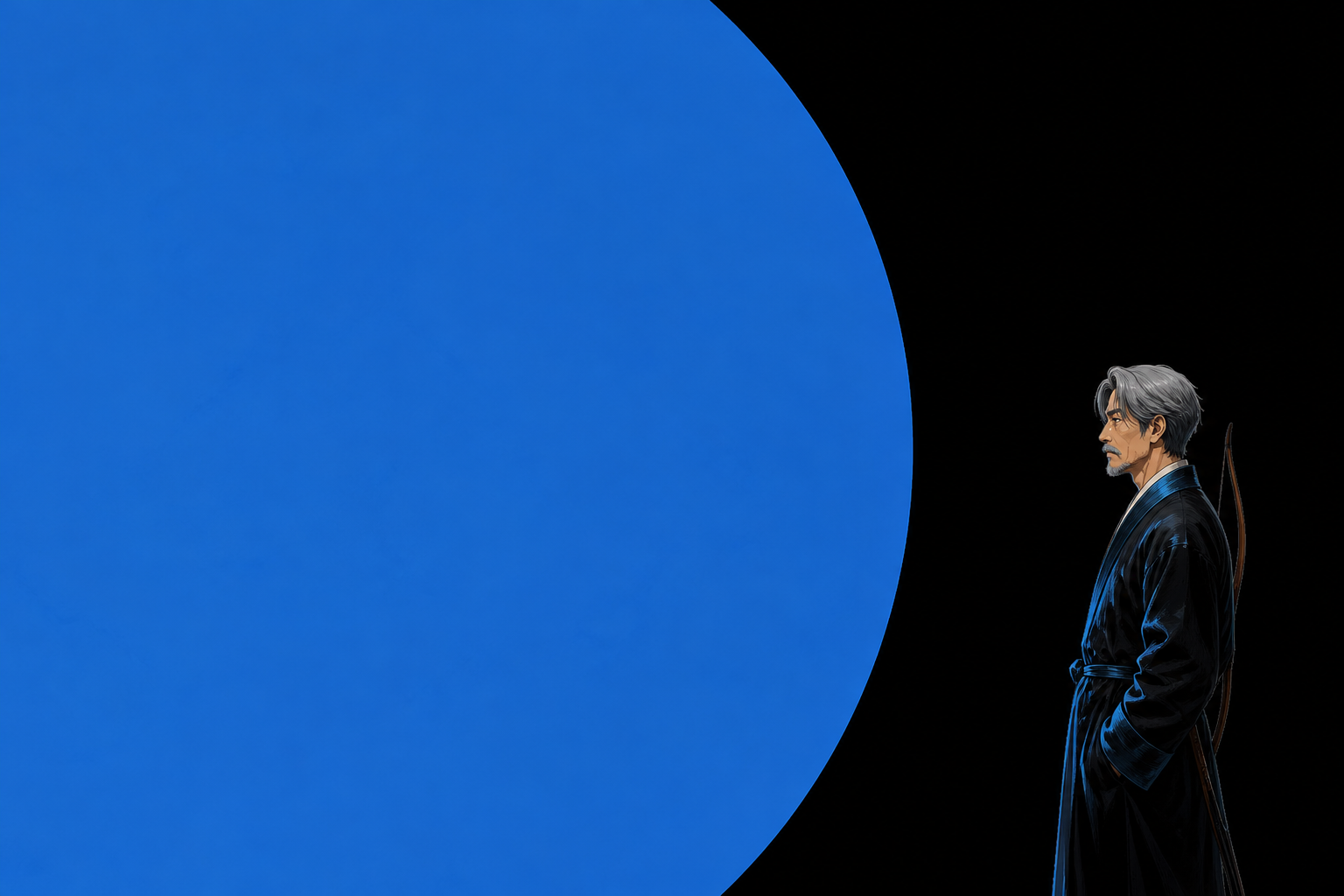 Big Star as a steel-blue disk over a flat underworld court
