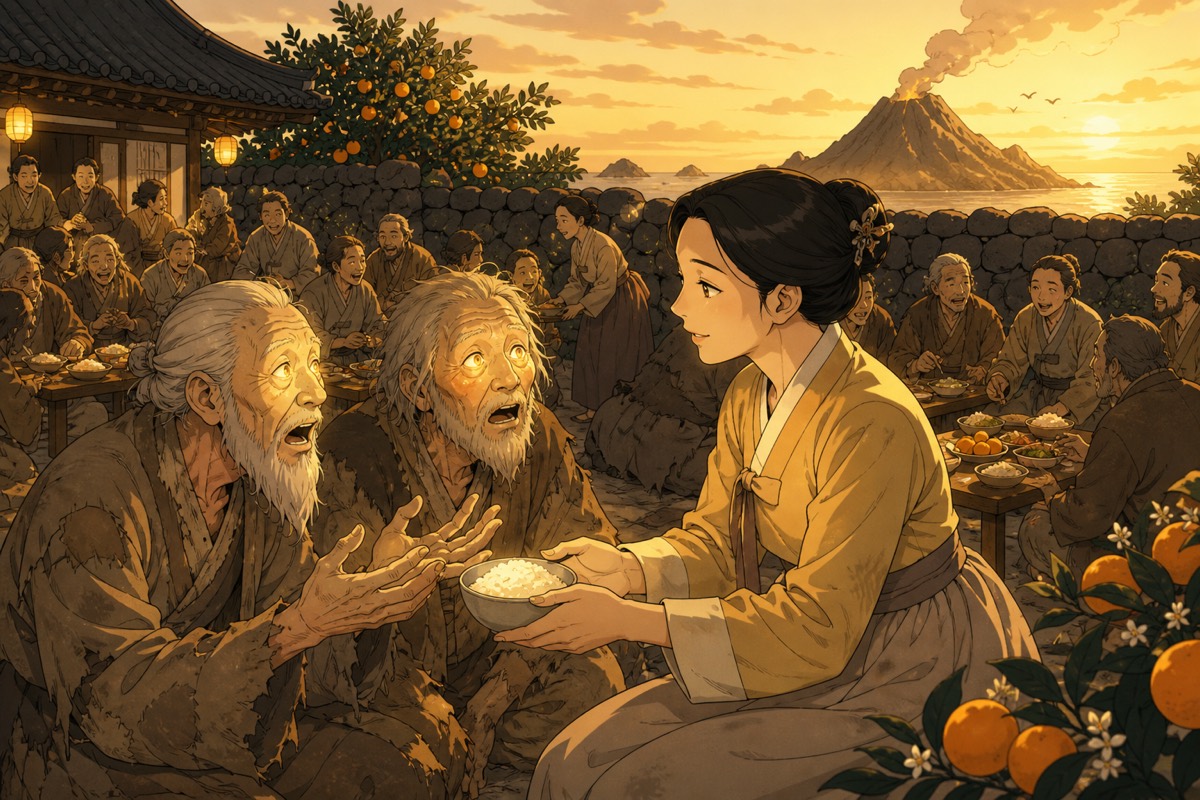 The cast-out daughter finds gold in the yam-digger's spoil