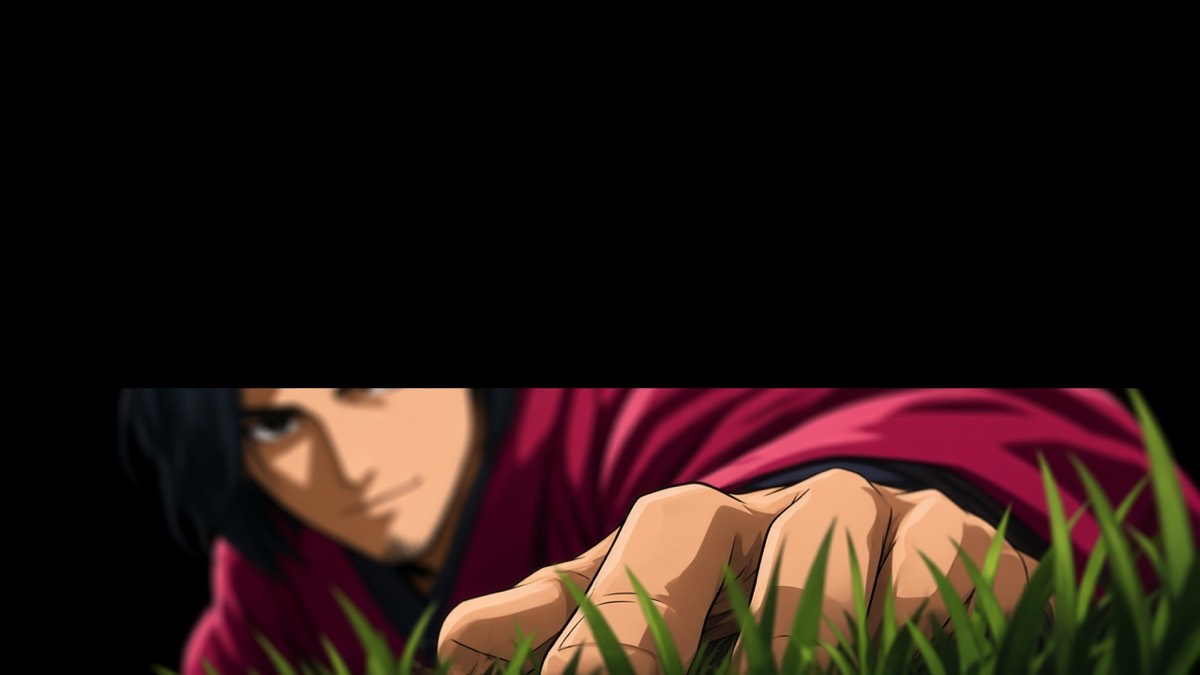 Dutch ECU: two hands wiping grass as a horizontal bar; Chunchu’s face a small lower-third fragment in bokeh