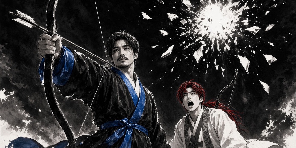 Ink: Big Star looses an iron arrow and the second sun shatters into stars