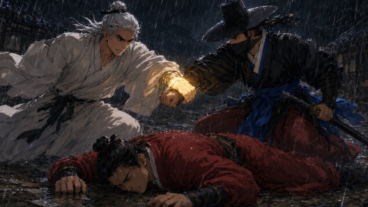 jumong-night-wrist-unconscious