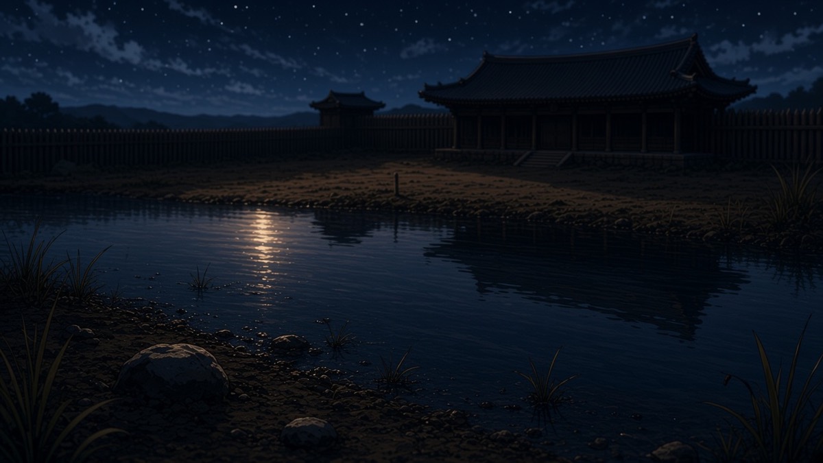 jumong-set-buyeo-river-night