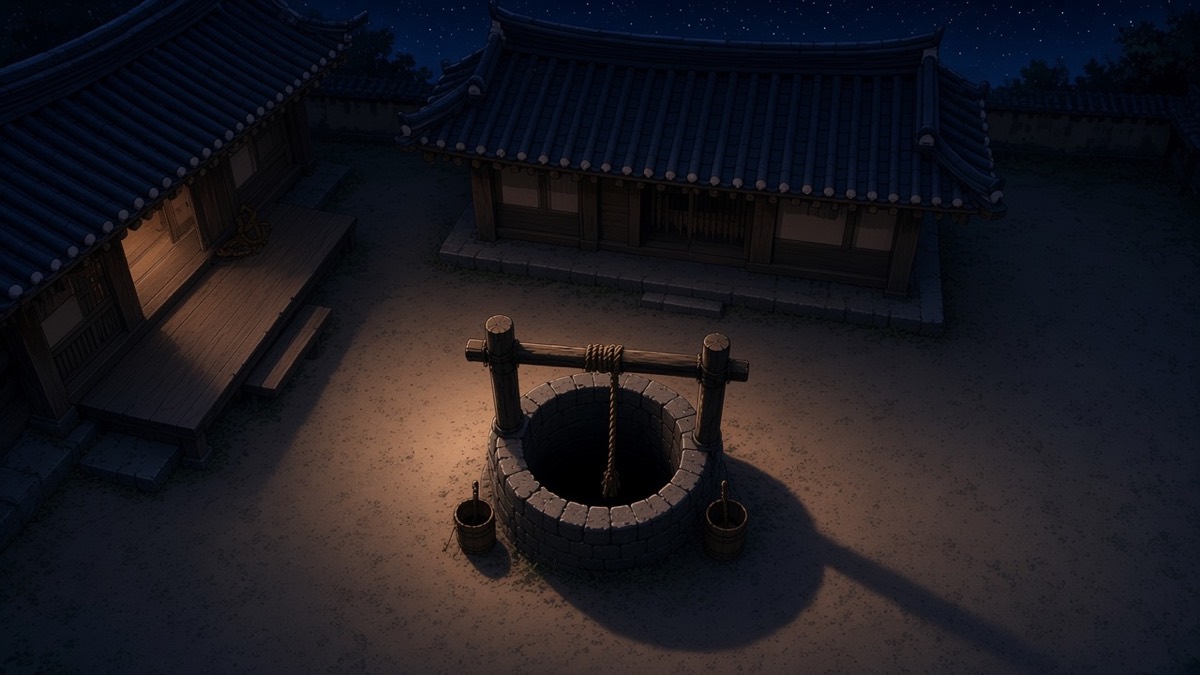 jumong-set-well-empty-night