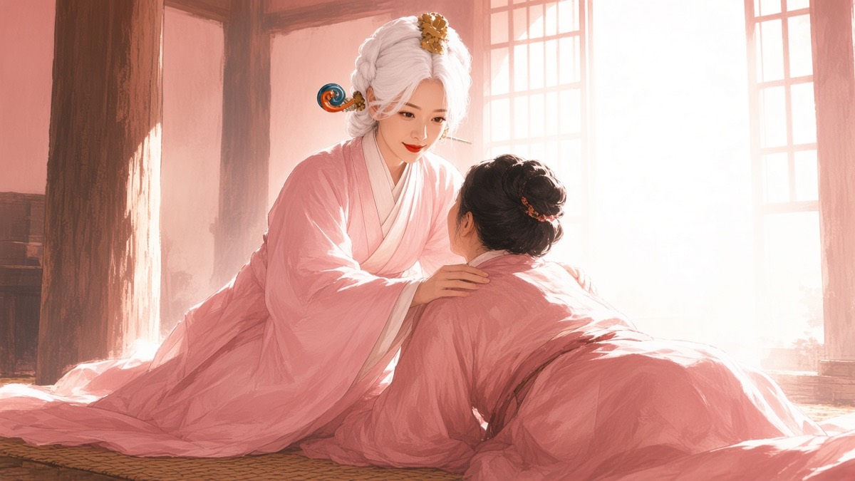 White-blasted Goguryeo birth-chamber: Samsin and Yeon’s wife only