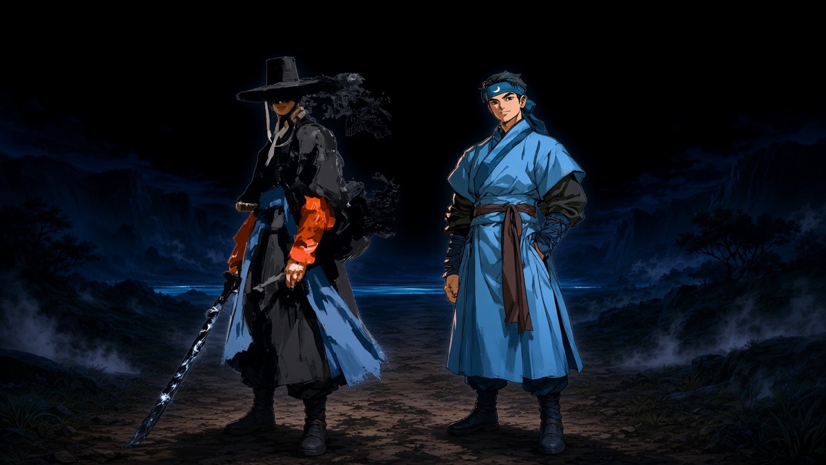Night underworld road: Kangrim and Pumsuk only