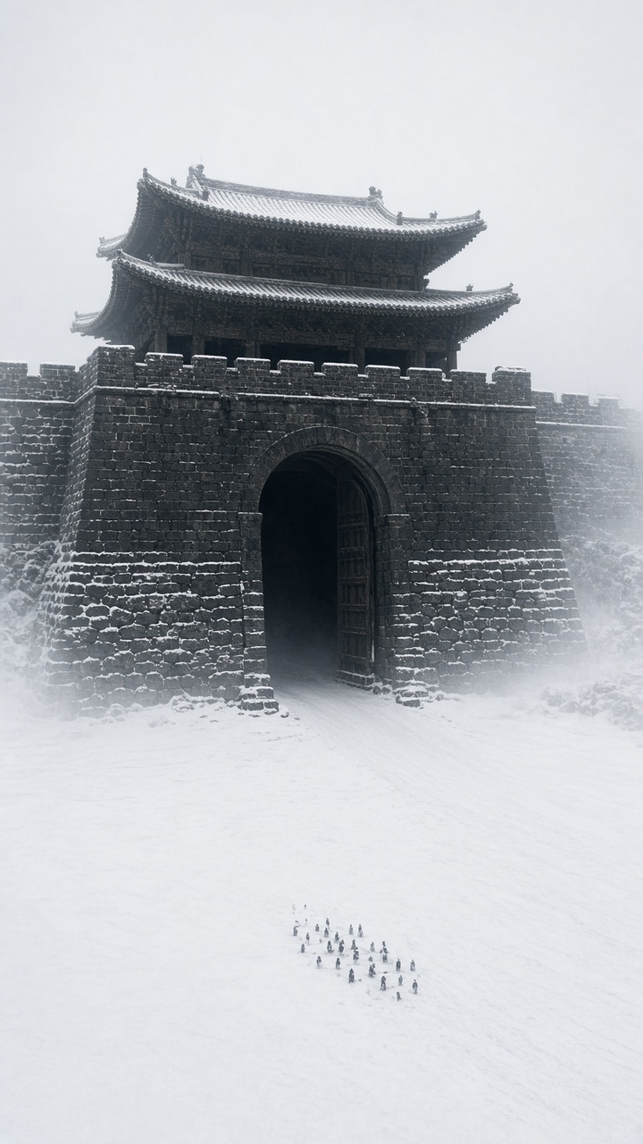 Pyongyang gate ajar — darkness within, the last siege