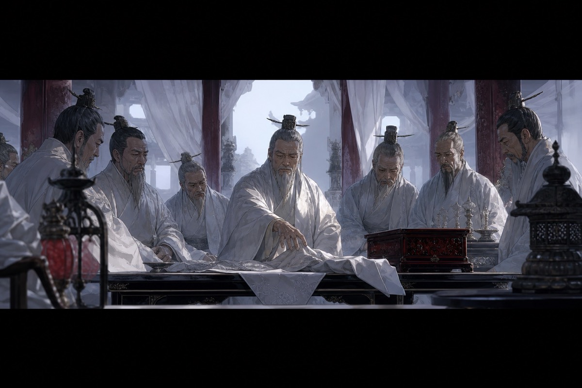 The Satek elder's sleeve and seal at the midnight monastery truce