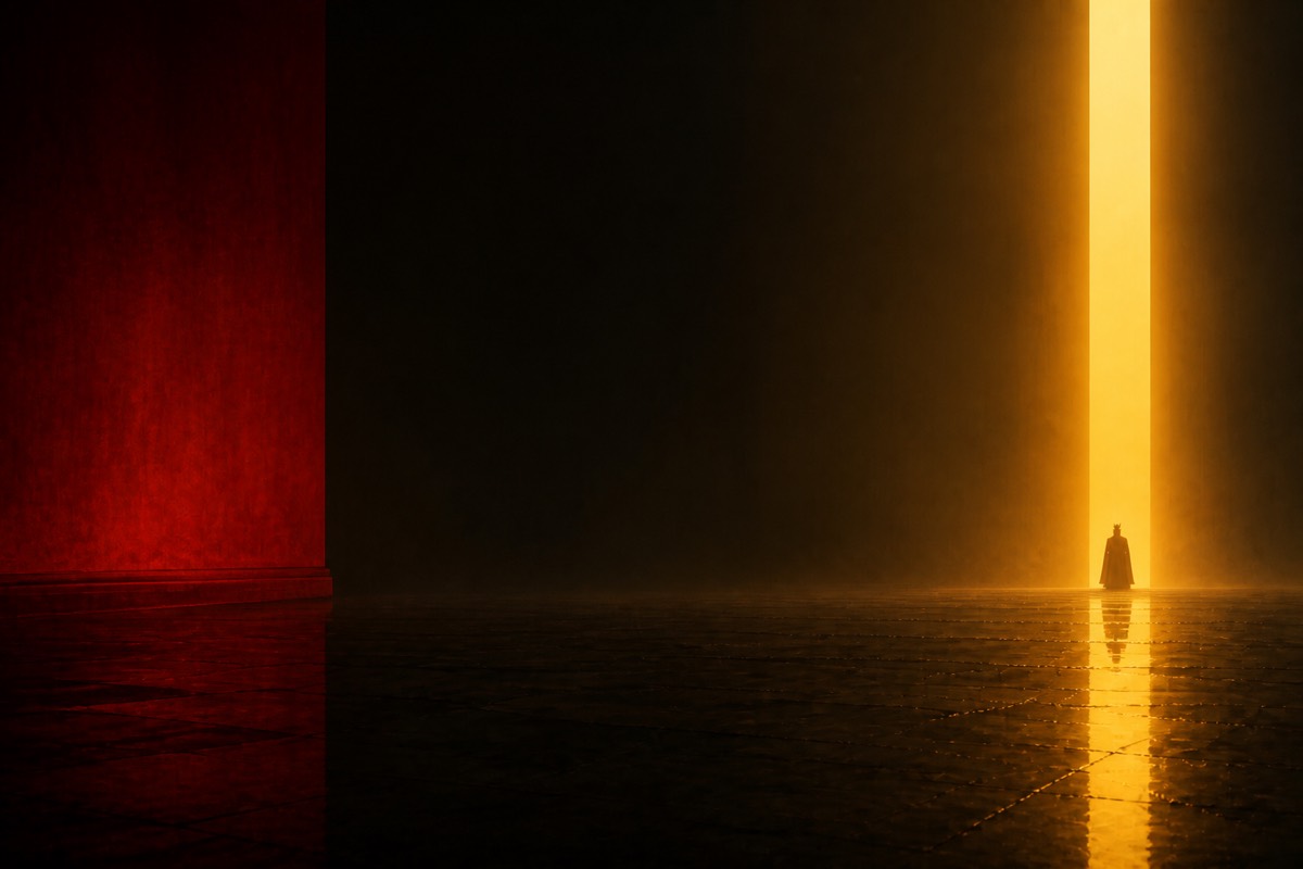Chang’an Daming hall — crimson wall, yellow emperor light, tiny Taizong turning a foreign name