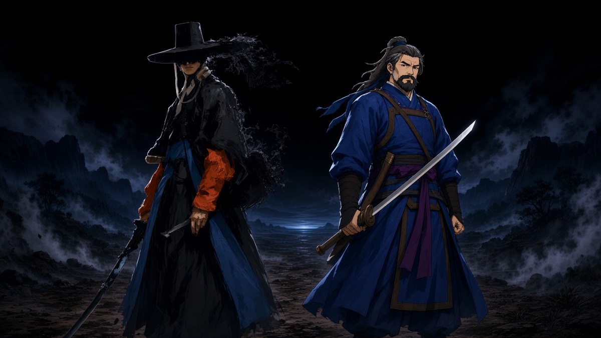 Night underworld road: Kangrim and Yushin only
